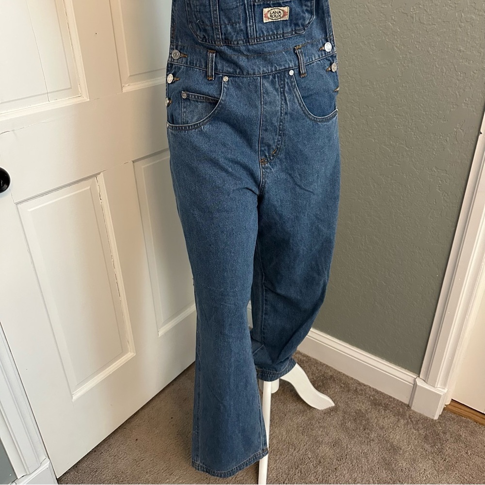 Lana Roux Denim Overalls - Picture 5 of 13
